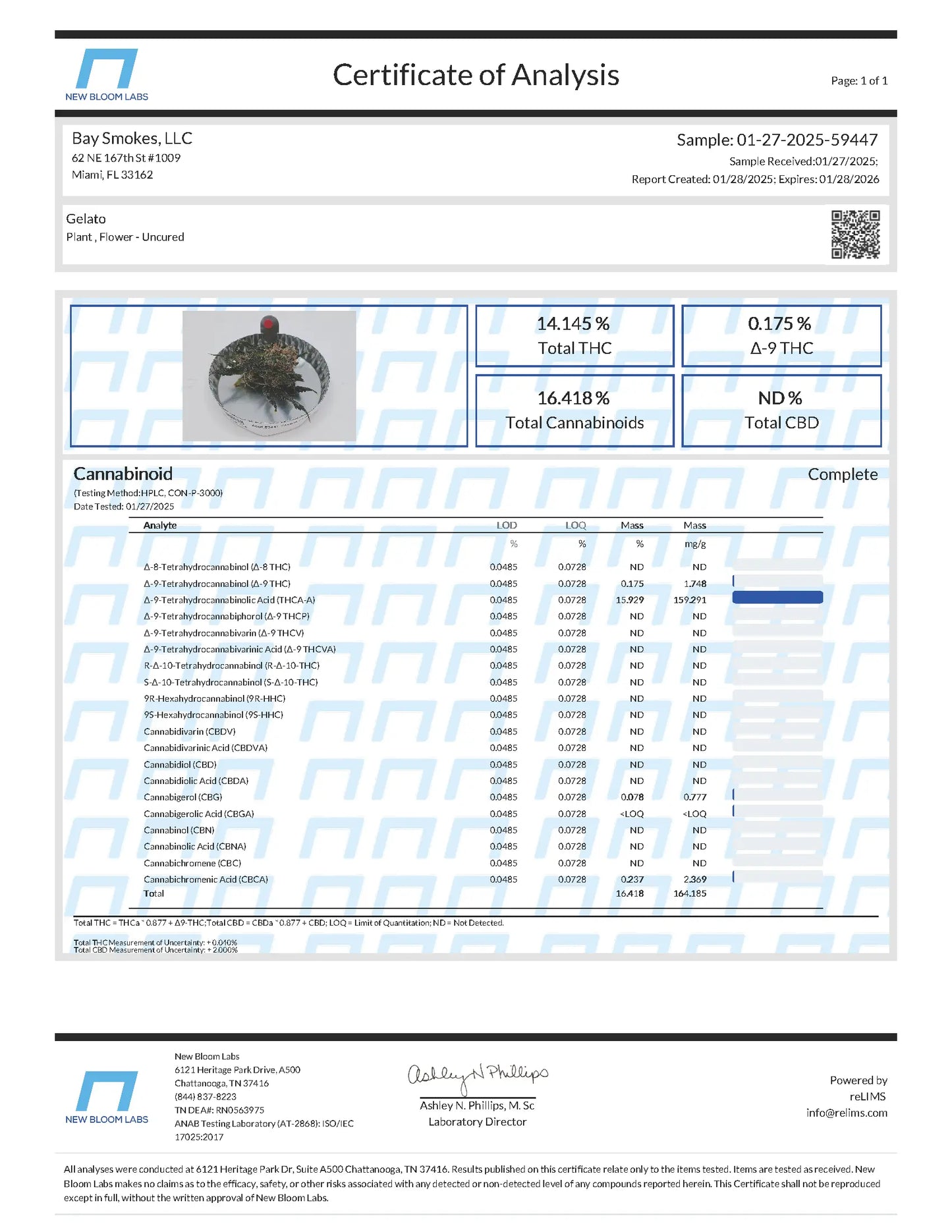 Gelato THC-A Flower supergreenshempco