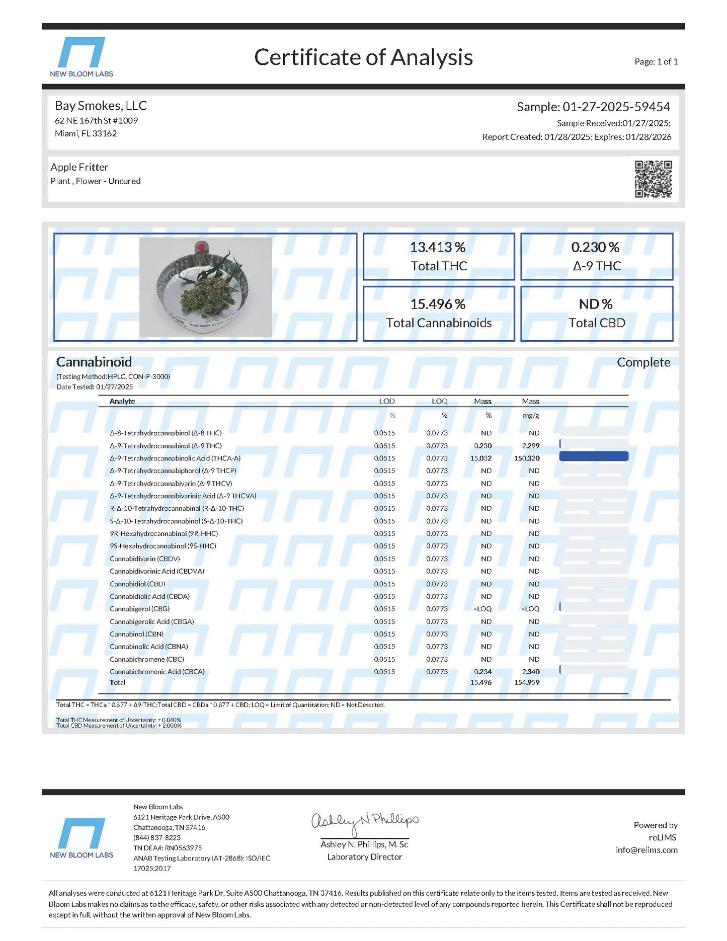 Apple Fritter THC-A Flower supergreenshempco